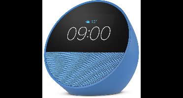 Echo Spot (2024) Blauw - Slimme Wekker met Alexa en Smart Speaker