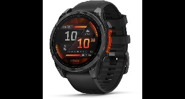 Fēnix 8 Sapphire AMOLED 47 mm - premium GPS-multisporthorloge met Wi-Fi en geavanceerde trainingstools