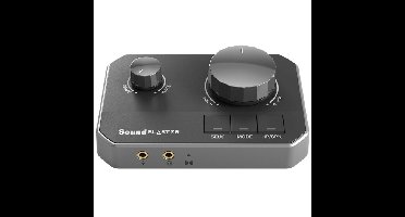 Sound Blaster G8 Zwart - Externe USB Gaming Geluidskaart met Headsetversterker