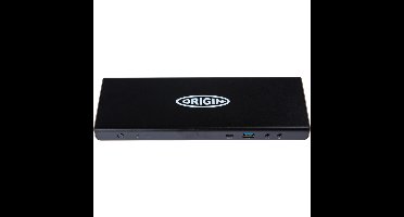 40AF0135UK-OS laptop dock & poortreplicator Docking USB 3.2 Gen 1 (3.1 Gen 1) Type-A + Type-C Zwart