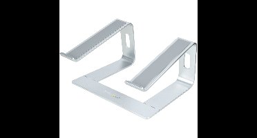 Laptop Standaard Bureau, Aluminum, Zilver, Max 5kg, Ergonomische Laptopstandaard, Draagbare Laptop Verhoger, Notebook Computer Stand voor Macbook Air/