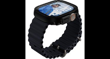 ® Case Full Body Slim Black Apple Watch Ultra 3 | Ultra 2 | Ultra | 49mm Doorzichtige schermbeschermer 1 stuk(s)