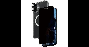 ® 3-in-1 Privacy Protection Bundle iPhone 16 Plus Doorzichtige schermbeschermer Apple 1 stuk(s)