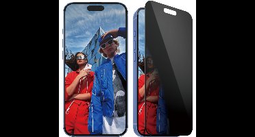 ® Privacy Screen Protector iPhone 16 Plus | 15 Plus | Ultra-Wide Fit w. EasyAligner Doorzichtige schermbeschermer Apple 1 stuk(s)