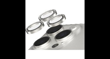 SAFE. by ® Camera Lens Protector Glitter Silver iPhone 16 Pro | 16 Pro Max Doorzichtige schermbeschermer Apple 1 stuk(s)