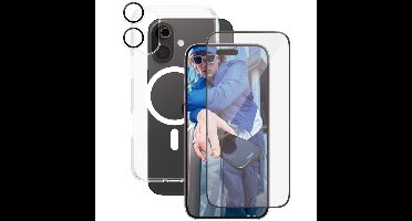 ® | CARE by ® Flagship 3-in-1 Bundle iPhone 16 Plus Doorzichtige schermbeschermer Apple 1 stuk(s)