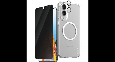 ® | CARE by ® Flagship 3-in-1 Privacy Bundle Samsung S25 Edge Doorzichtige schermbeschermer 1 stuk(s)