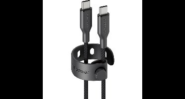 empower™ by ® Racing 60W USB-C to USB-C Cable | USB 2.0 | 2M | Space Black USB-kabel Zwart