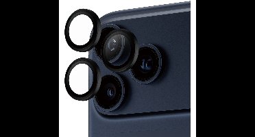 ® Hoops® Camera Lens Protector Black iPhone 17 Pro | iPhone 17 Pro Max | iPhone 16 Pro | 16 Pro Max Doorzichtige schermbeschermer Apple 1 stuk(s)