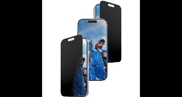 ® 2-Way Privacy Screen Protector iPhone 17 | iPhone 16 Pro | Ultra-Wide Fit w. FASTFIT IN-A-BOX Doorzichtige schermbeschermer Apple 1 stuk(s)