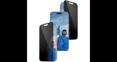 ® 2-Way Privacy Screen Protector iPhone 17 Pro | Ultra-Wide Fit w. FASTFIT IN-A-BOX Doorzichtige schermbeschermer Apple 1 stuk(s)