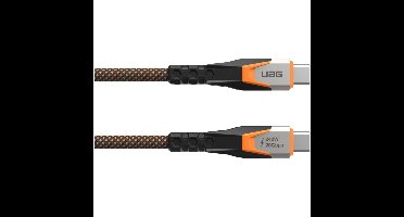9B4415114097 USB-kabel USB 3.2 Gen 2x2 0,75 m USB C Zwart, Oranje