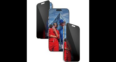 ® 2-Way Privacy Screen Protector iPhone 17 Pro Max | Ultra-Wide Fit w. EasyAligner Doorzichtige schermbeschermer Apple 1 stuk(s)