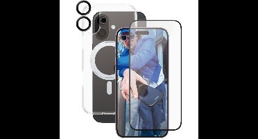 CARE™ by ® 3-in-1 Ceramic Bundle iPhone 16 Plus mobiele telefoon behuizingen Hoes Transparant