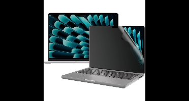 ® Privacy Screen Protector MacBook Air 13” (M2/M3/M4) | Bulk Doorzichtige schermbeschermer Apple 10 stuk(s)