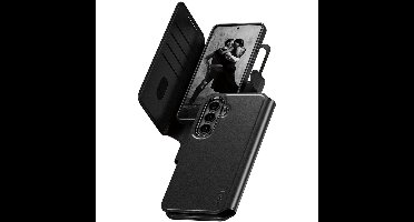 CARE™ by ® Tango 2-in-1 Wallet Case w. Qi Samsung Galaxy S26+ mobiele telefoon behuizingen Hoes Transparant