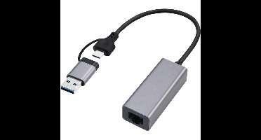 A-USB3AC-LAN-01 USB 3.1 + type-C Gigabit network adapter space grey