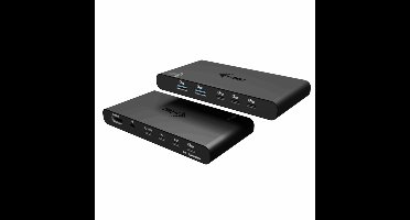 KVM Docking Station HDMI for 2 hosts, Power Delivery 2x 100W