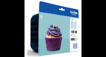 LC123 multipack inktcartridges zwart, cyaan, magenta en geel (origineel)