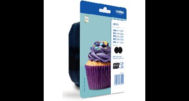 LC-123BK zwarte inktcartridge 2-pack hoog rendement (origineel)