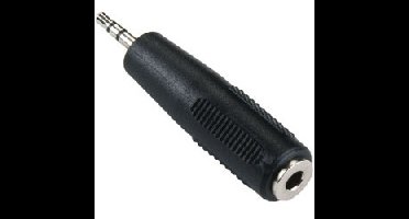 Stereo adapter 3.5 mm female naar 2.5 mm male