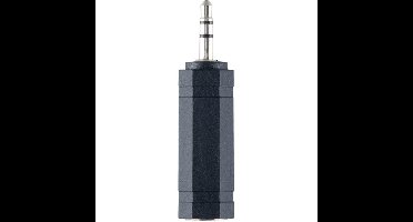 Audio adapter 6.3 mm female naar 3.5 mm male - stereo hoofdtelefoonadapter