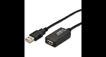 DA-70130-4 USB-kabel USB 2.0 5 m USB A Zwart