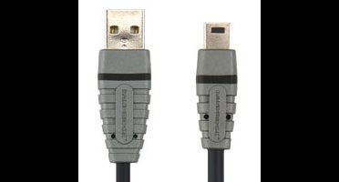 USB kabel A (male) naar Mini USB (male) 1.5 meter