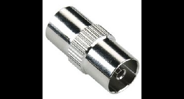 Antenne adapter 9.5 mm female-female metaal