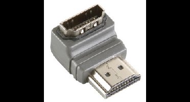 Haakse HDMI Adapter (HDMI female naar HDMI male) - Ideaal bij muurbeugels en beperkte ruimte