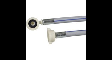 Aanvoerslang 60 bar 1x haaks 1,5 meter voor wasmachine en vaatwasser