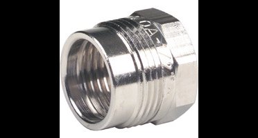 Rechte Comfooraansluiting 1/2" Gastec voor Gasslang en Gasfornuis