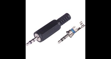 Klink-steker 2,5 mm stereo - 3,5 mm stereo audiokabel