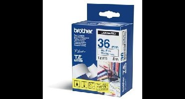 TZE-263 labelprinter-tape Blauw op wit