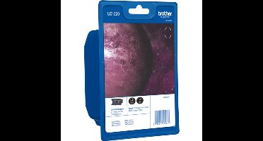 LC-1220 zwarte inktcartridge dubbelpack (standaard capaciteit, 2 x 300 pagina's)