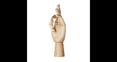 Houten model hand - 25 cm hoog