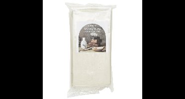 Luchtdrogende klei - 1 kg - wit