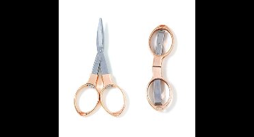 KnitPro opvouwbare schaar - 9,6 cm - rosé goudkleurig