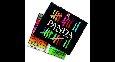 Panda oliepastels - 24 stuks