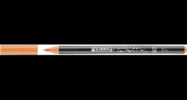 edding 4200 porcelain brush pen - apricot nude