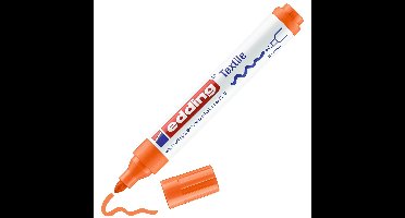 edding 4500 textile pen - 2 tot 3 mm - oranje