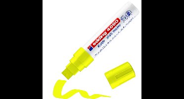 edding 4090 chalk marker - blokpunt - 4 tot 15 mm - neon geel