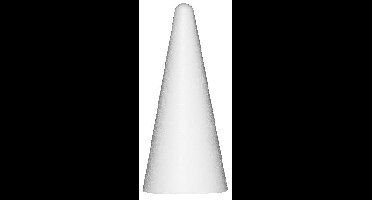 Piepschuim kegel - 19,5 cm