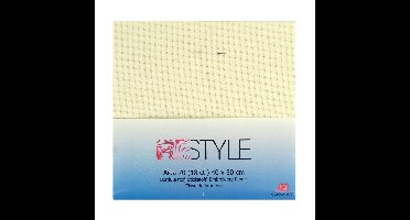 borduurstof Aida 70/ 18 count - 40x50 cm ecru