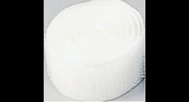Klittenband zelfklevend 20 mm/ 1,25 meter- Wit