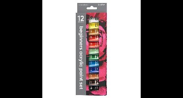 Panduro set acrylverf - 12x 12 ml