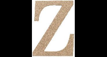 MDF letter Z 15 cm