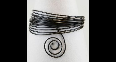 Aluminium wire - 2 mm - zwart
