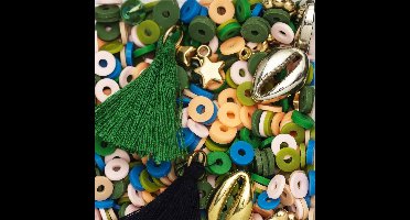 Kralenmix - katsuki en meer - koele tinten