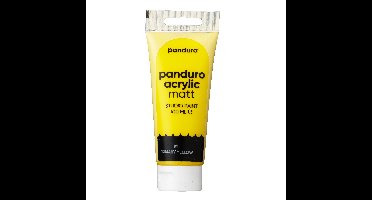 Panduro acrylverf mat - 100 ml - primair geel